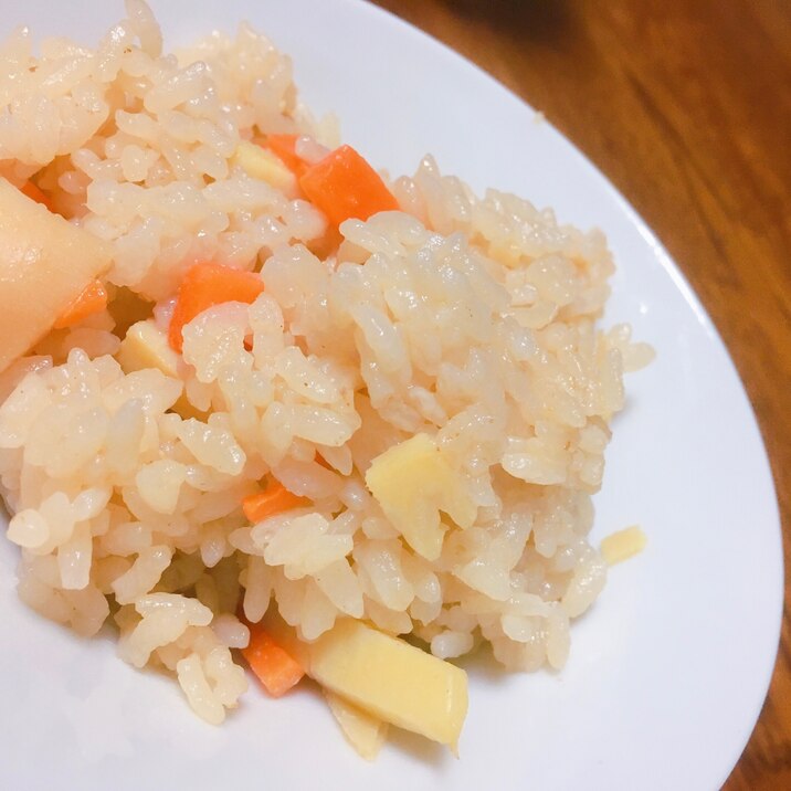 母の日に☆ホタテのバター醤油ご飯